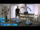 BOSU Lateral Squat Jumps
