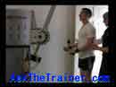 Cable Bar Triceps Extensions