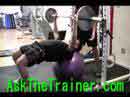 stabiilty ball barbell bench press