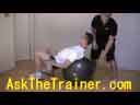 Stability Ball Dumbbell Biceps Curls