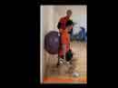 Stability Ball Squats