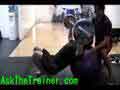 stability ball incline barbell bench