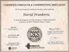 David Franckovic NSCA CSCS