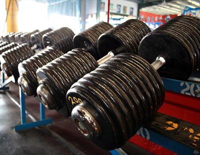 200 pound dumbbells