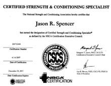 Jason Spencer cscs