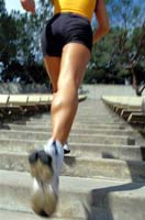 Running Stairs to Build Calves
