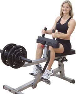 Seated Calf Raises in the Gym
