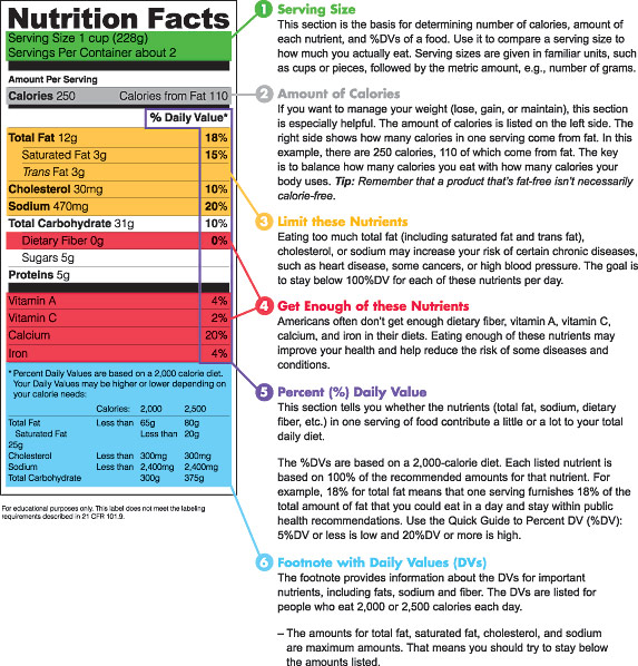 Making Healthier Food Choices: Labels, Grams, Calories, Metabolism ...