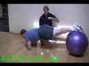 Feet on Stability Ball BOSU Plank