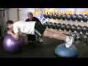 stability ball bosu plank