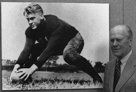Gerald Ford played for University of Michigan Football
