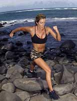 woman running