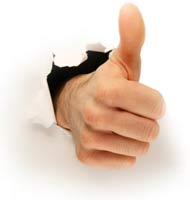 thumbs up zumba