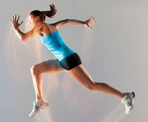 woman running for speed