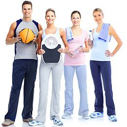 healthy fit family