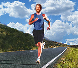 Man Jogging Setting and Achieving Your Fitness Goals