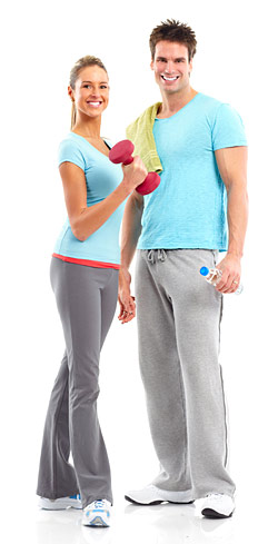 healthy happy couple