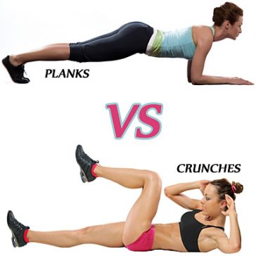 planks vs crunches