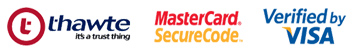 thawte secured logo