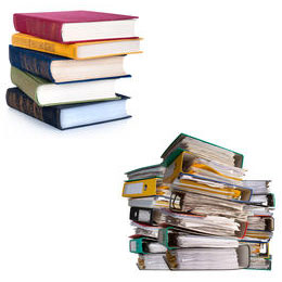 book / binder dumbbels