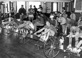 history of rowing machines
