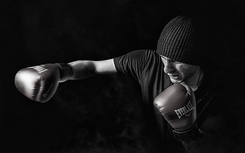 boxer punching