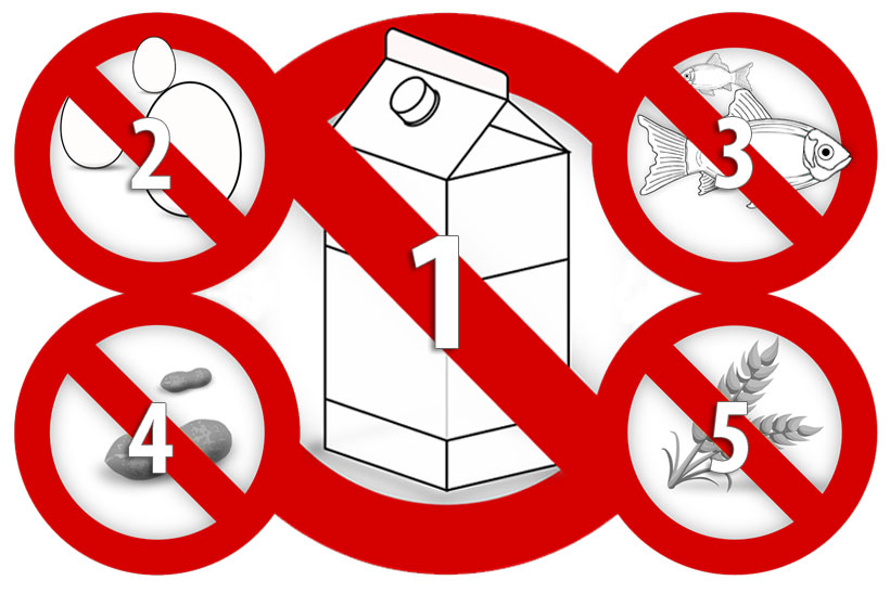 top 5 food allergies