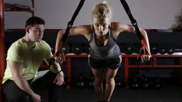 trainer and client