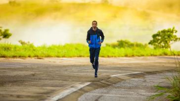 man jogging