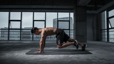 man working out