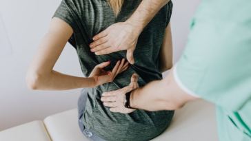 woman back pain
