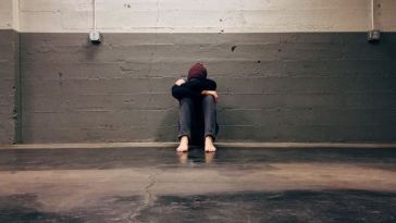 depressed man