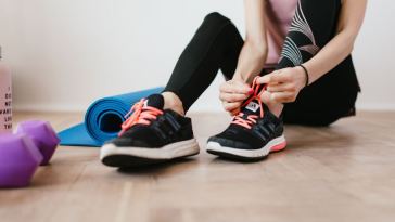 woman at gym