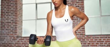 firm abs sports tank top