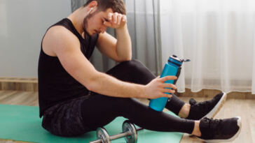 man working out