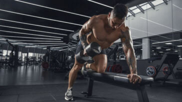 man working out