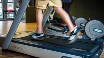 man on treadmill